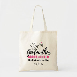Bolso De Tela Regalo de una diosa - La padrina es mejor amiga pa