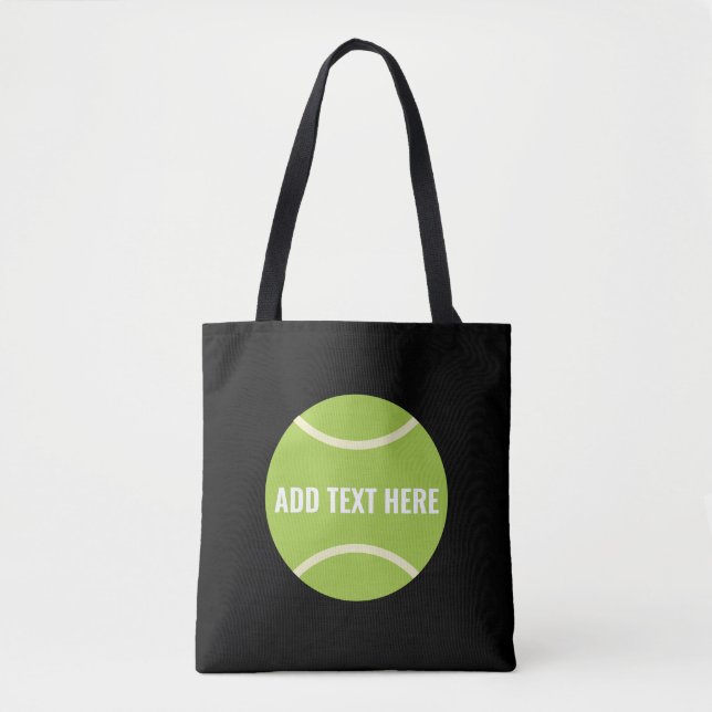 Bolso De Tela Regalo de una moderna bola de tenis verde (Anverso)