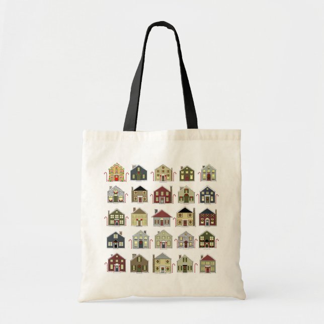 Bolso De Tela Regalo de vacaciones del agente inmobiliario (Frente)