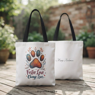 Bolso De Tela Regalo de vacaciones para defensor de perros en re