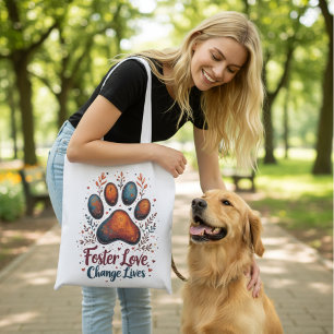 Bolso De Tela Regalo de vacaciones para defensor de perros en re