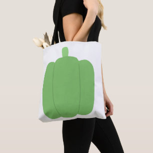 Bolso De Tela Regalo de vegetal pimiento verde lindo