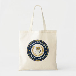 Bolso De Tela Regalo de voluntariado desde enero para voluntario