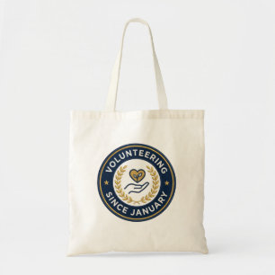 Bolso De Tela Regalo de voluntariado desde enero para voluntario
