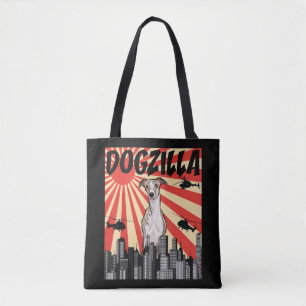 Bolso De Tela Regalo de Whippet retrasado divertido japonés de