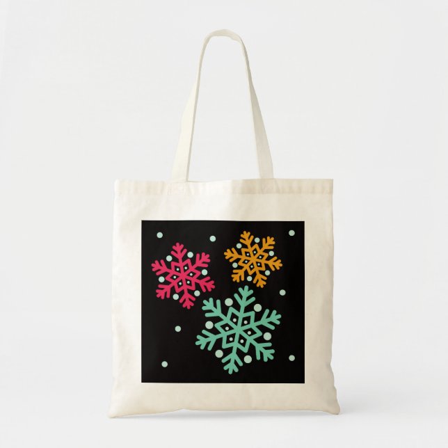 Bolso De Tela Regalo decorativo personalizado de adorno navideño (Frente)