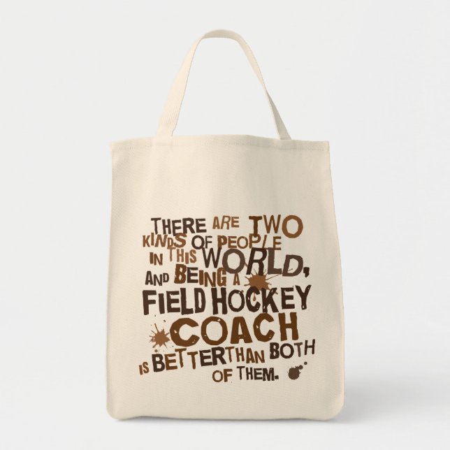 Bolso De Tela Regalo del coche de hockey hierba (Frente)