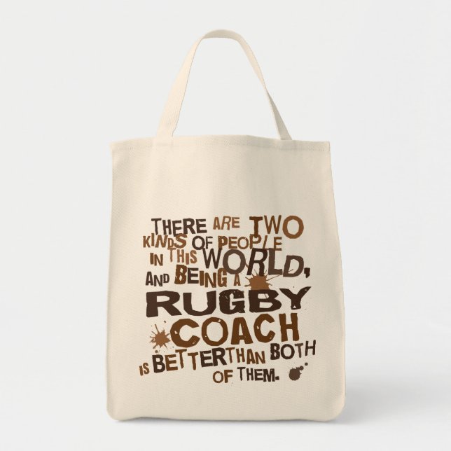 Bolso De Tela Regalo del coche del rugbi (Frente)