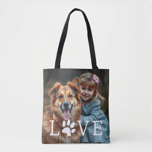 Bolso De Tela Regalo del Día de la Madre para madres de perro co (Anverso)
