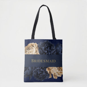 Bolso De Tela Regalo del Favor de la Camarera de Oro de Marina P