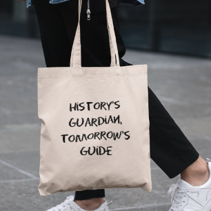 Bolso De Tela Regalo del Guardián de la Historia para Amantes de