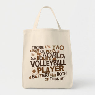 Bolso De Tela Regalo del jugador de voleibol