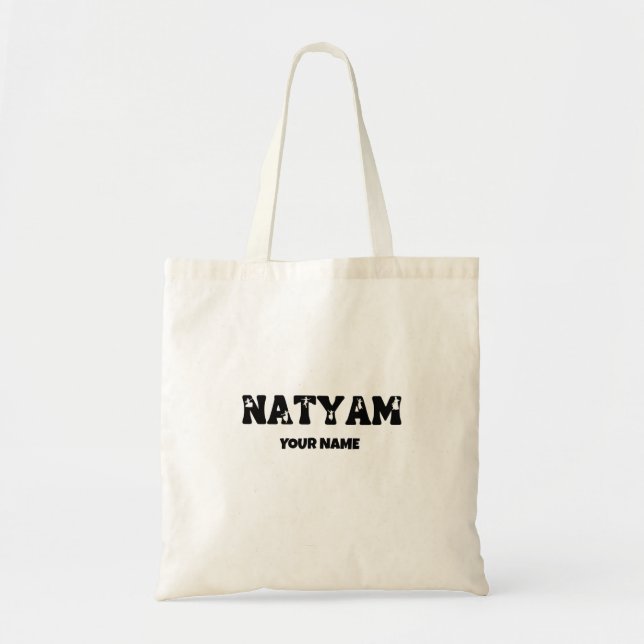 Bolso De Tela Regalo del personalizado de bailarinas clásicas de (Frente)