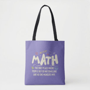 Bolso De Tela Regalo del profesor de matemáticas