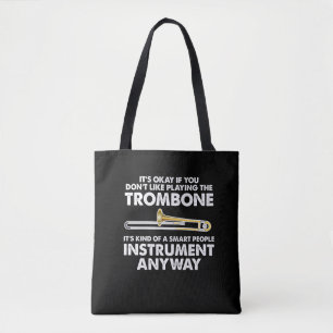 Bolso De Tela Regalo del Trombone - orquesta elegante del