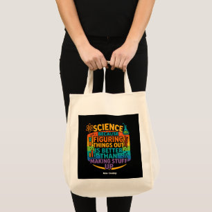 Bolso De Tela Regalo divertido de ciencia porque descubrir cosas