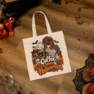 Bolso De Tela Regalo divertido de Halloween para maestros, caos