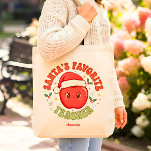 Bolso De Tela Regalo divertido de Navidad para el profesor favor