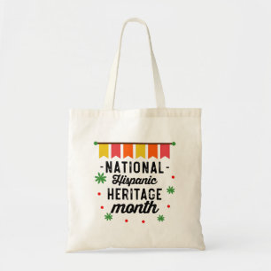 Bolso De Tela Regalo Divertido del Mes Nacional de la Herencia H