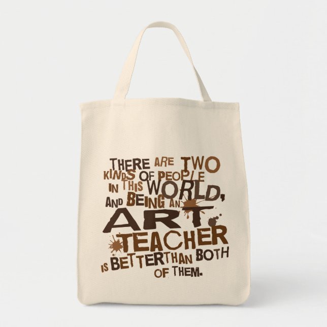 Bolso De Tela Regalo (divertido) del profesor de arte (Frente)