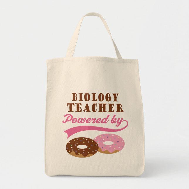 Bolso De Tela Regalo divertido del profesor de biología (Frente)