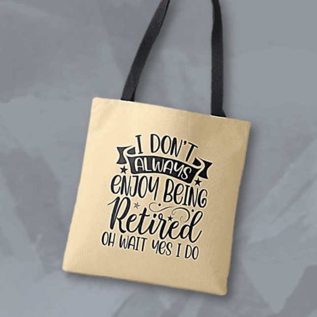 Bolso De Tela ¡Regalo divertido! Retiree Laughs (Subido por el creador)