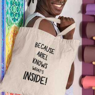 Bolso De Tela Regalo divertido y único con declaración personali