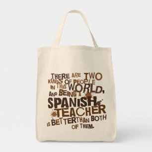 Bolso De Tela Regalo español del profesor
