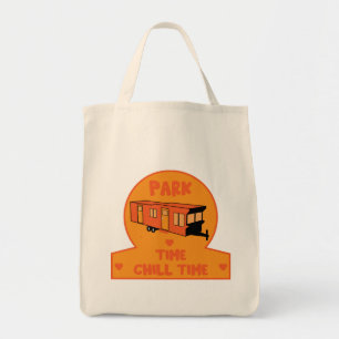 Bolso De Tela Regalo estático de la casa de la caravana
