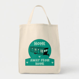 Bolso De Tela Regalo estático de la casa de la caravana