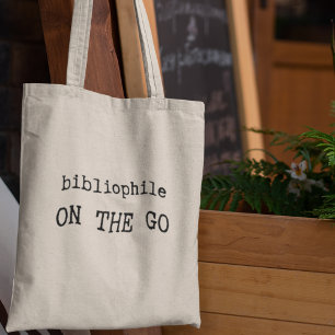 Bolso De Tela Regalo genial para bibliófilo en movimiento