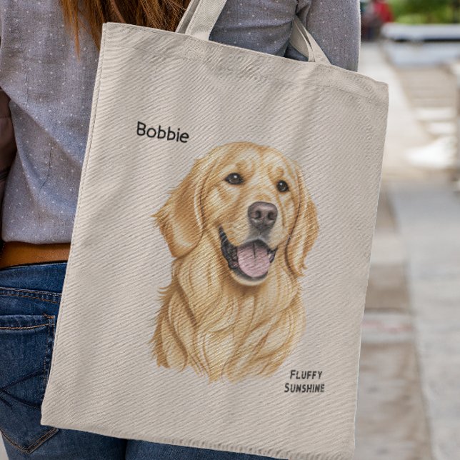 Bolso De Tela Regalo Golden Retriever Para Los Aficionados De Or (Subido por el creador)
