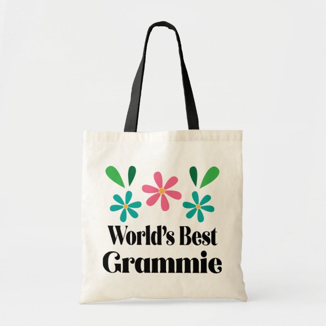 Bolso De Tela Regalo Grammie para la abuela (Frente)