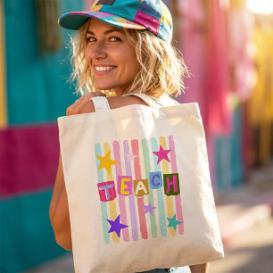 Bolso De Tela Regalo moderno de agradecimiento a maestros para e