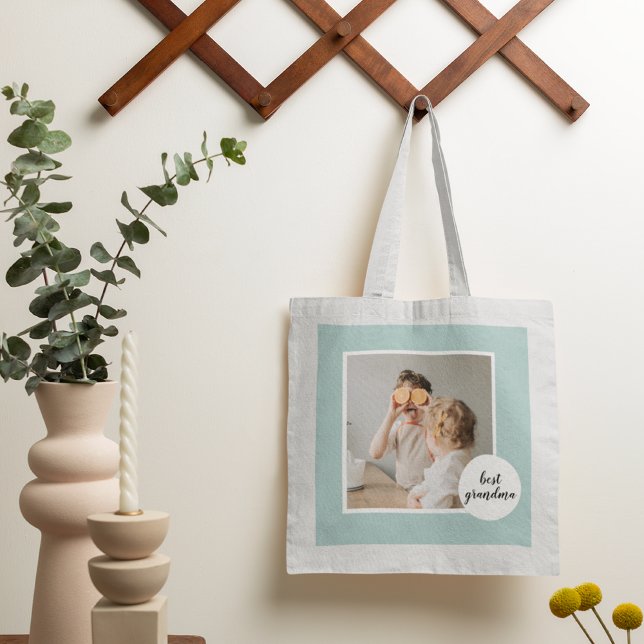 Bolso De Tela Regalo moderno de fotos de una preciosa abuela (Subido por el creador)
