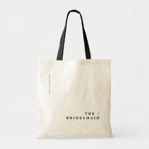 Bolso De Tela Regalo moderno mínimo de la dama de honor de la