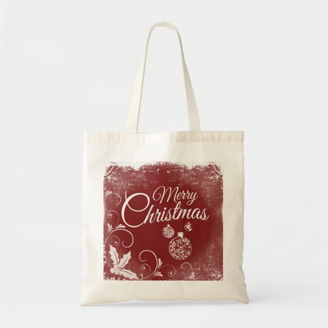 Bolso De Tela Regalo navideño decorativo personalizado (Frente)