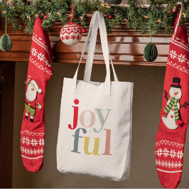 Bolso De Tela Regalo navideño moderno y colorido de Navidades al