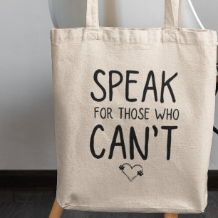 Bolso De Tela Regalo para los amantes de los derechos de los ani