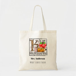 Bolso De Tela Regalo para maestro de jardín de infantes