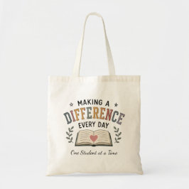 Bolso De Tela Regalo para maestros que hacen la diferencia todos