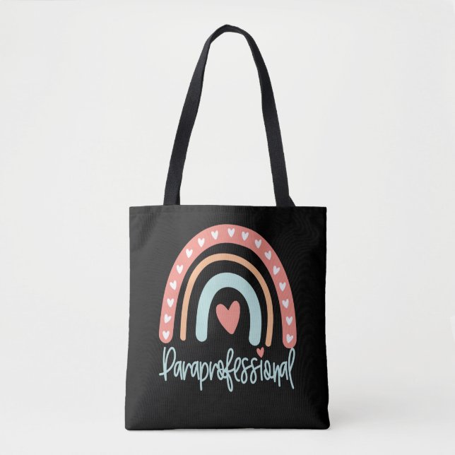 Bolso De Tela Regalo Paraprofesional de fin de año (Anverso)