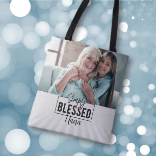 Bolso De Tela Regalo! Personalizado basado en la fe "simplemente