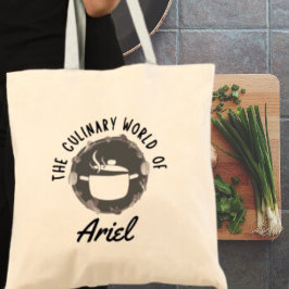 Bolso De Tela Regalo Personalizado Chef Mundial de Cocina Comida