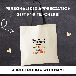 Bolso De Tela Regalo Personalizado de Agradecimiento al Mejor Ma