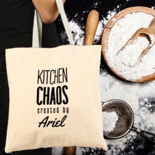 Bolso De Tela Regalo personalizado de cocina del chef chef chafe