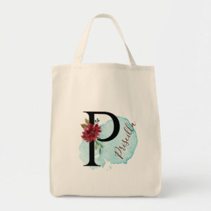 Bolso De Tela Regalo personalizado de ducha de novia con flores