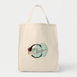 Bolso De Tela Regalo personalizado de ducha de novia con flores 