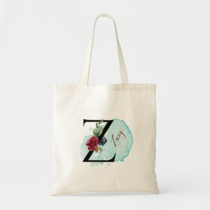 Bolso De Tela Regalo personalizado de ducha de novia floral Z de