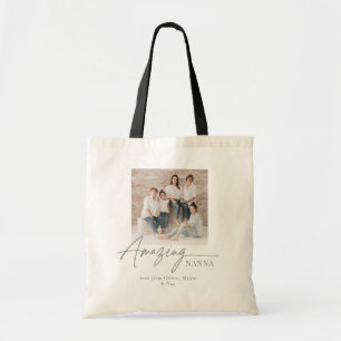 Bolso De Tela Regalo personalizado de foto increíble para Nanna